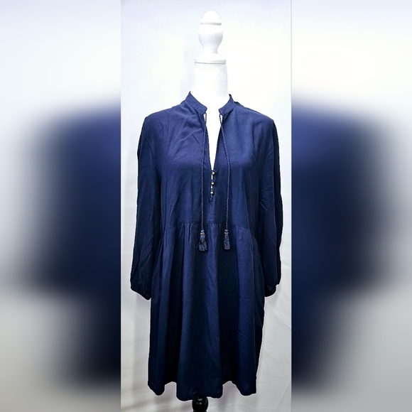 Large Forever 21 Women's Navy Casual Dress - Picture 1 of 6
